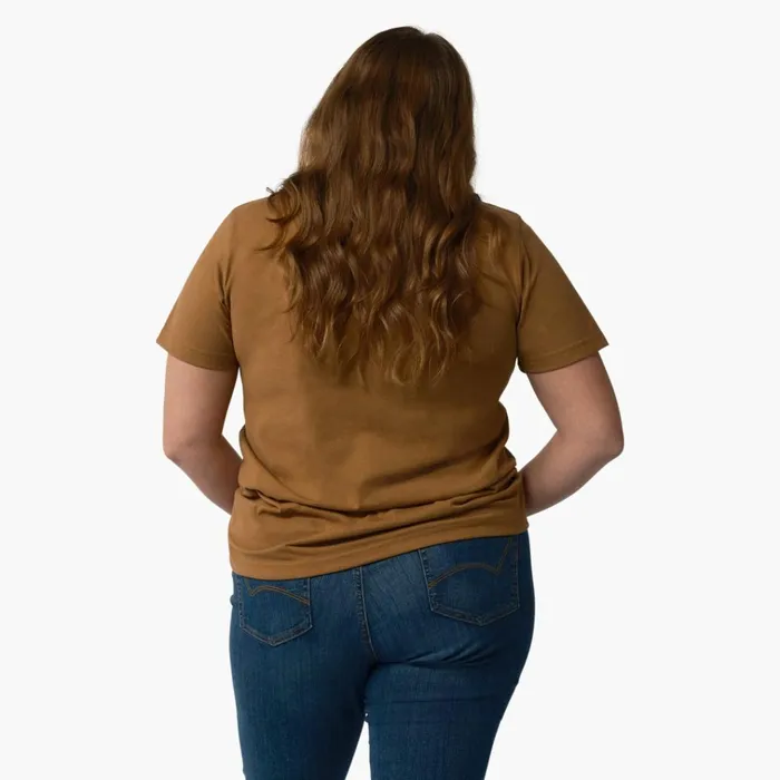 Women039s Plus Heavyweight Short Sleeve Pocket TShirt Brown Duck Brown Duck bd Women Dickies TShirts Women039s Plus Heavyweight Short Sleeve Pocket TShirt Brown Duck Brown Duck bd Women Dickies TShirts