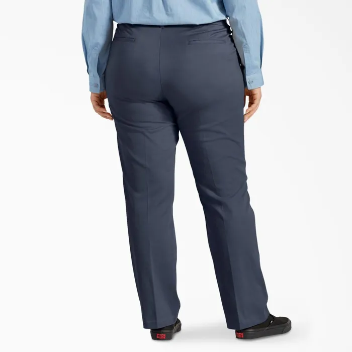 Women039s Plus Perfect Shape Straight Fit Pants Rinsed Navy Rinsed Navy rnv Women Dickies Pants Women039s Plus Perfect Shape Straight Fit Pants Rinsed Navy Rinsed Navy rnv Women Dickies Pants
