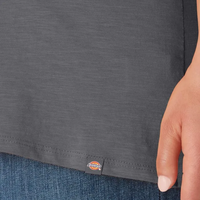Women039s Plus Short Sleeve VNeck TShirt Graphite Gray Graphite Gray ga Women Dickies Tops Women039s Plus Short Sleeve VNeck TShirt Graphite Gray Graphite Gray ga Women Dickies Tops