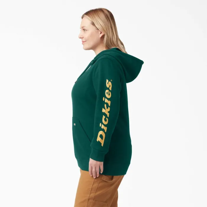 Women039s Plus Water Repellent Sleeve Logo Hoodie Forest Green Forest Green ft Women Dickies Hoodies and Sweatshirts Women039s Plus Water Repellent Sleeve Logo Hoodie Forest Green Forest Green ft Women Dickies Hoodies and Sweatshirts