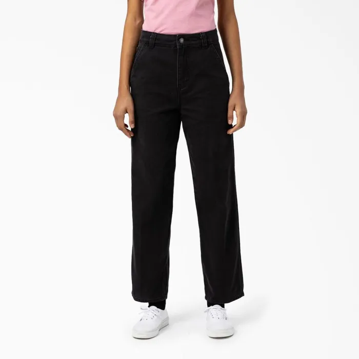 Women039s Regular Fit Duck Pants Stonewashed Black Stonewashed Black sbk Women Dickies Painter Pants Women039s Regular Fit Duck Pants Stonewashed Black Stonewashed Black sbk Women Dickies Painter Pants