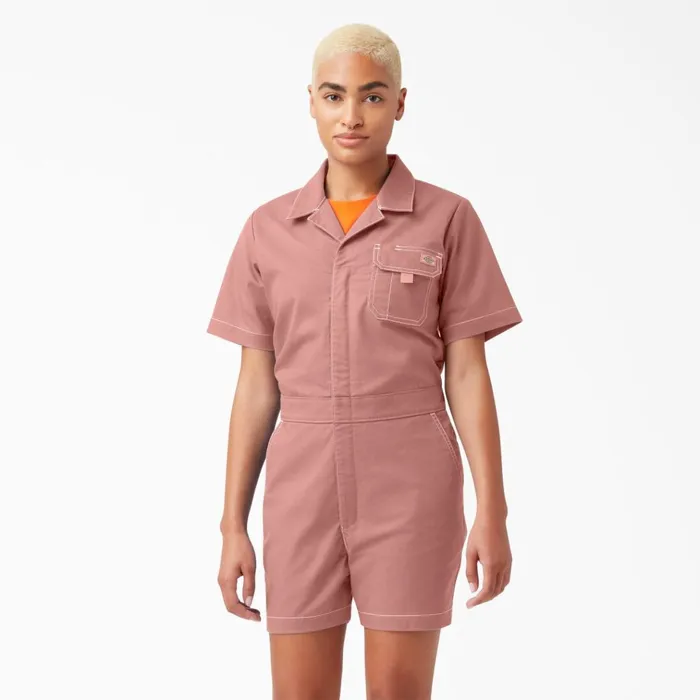 Women039s Regular Fit Ripstop Shortalls Rinsed Rosette Rinsed Rosette r2r Women Dickies Shortalls Women039s Regular Fit Ripstop Shortalls Rinsed Rosette Rinsed Rosette r2r Women Dickies Shortalls