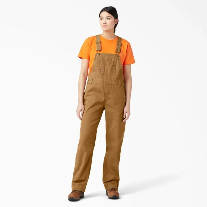 Women039s Relaxed Fit Bib Overalls Rinsed Brown Duck Rinsed Brown Duck rbd Women Dickies Painters Women039s Relaxed Fit Bib Overalls Rinsed Brown Duck Rinsed Brown Duck rbd Women Dickies Painters
