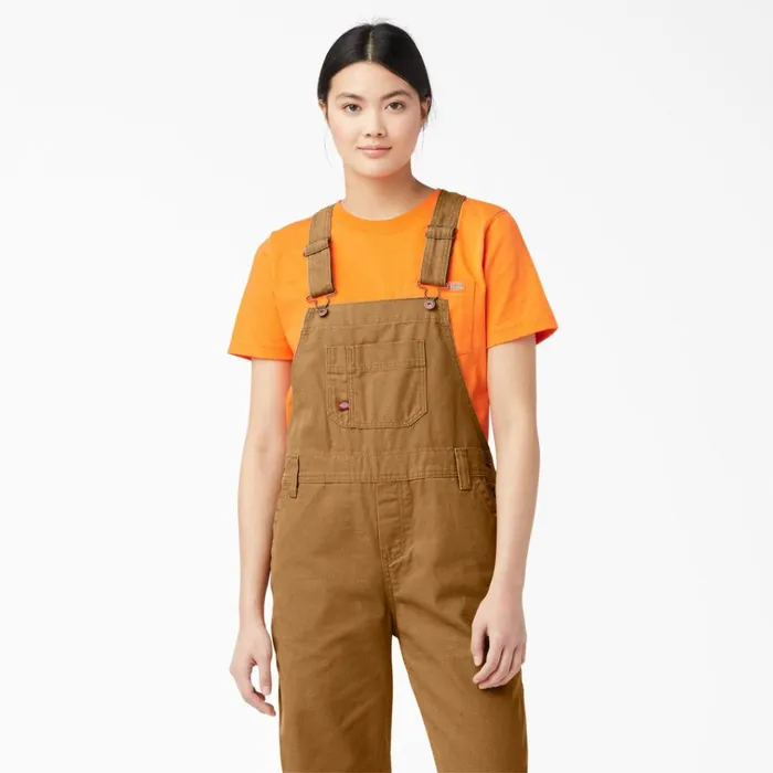 Women039s Relaxed Fit Bib Overalls Rinsed Brown Duck Rinsed Brown Duck rbd Women Dickies Painters Women039s Relaxed Fit Bib Overalls Rinsed Brown Duck Rinsed Brown Duck rbd Women Dickies Painters