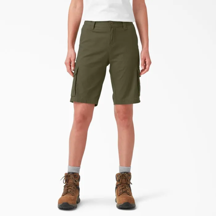Women039s Relaxed Fit Ripstop Cargo Shorts 9034 Military Green Military Green ml Women Dickies Cargo Women039s Relaxed Fit Ripstop Cargo Shorts 9034 Military Green Military Green ml Women Dickies Cargo
