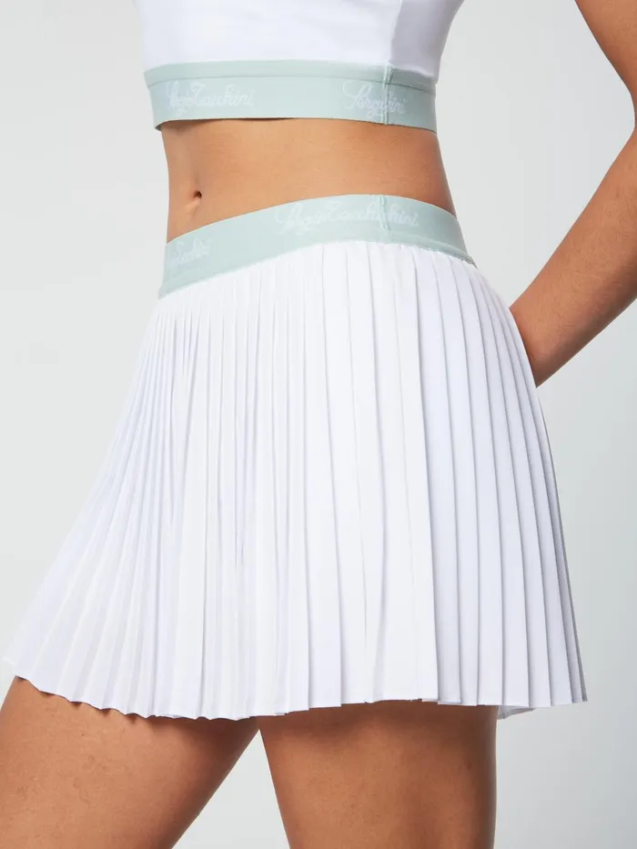Women Athleisure Sergio Tacchini Zambrini Skort Brilliant White
