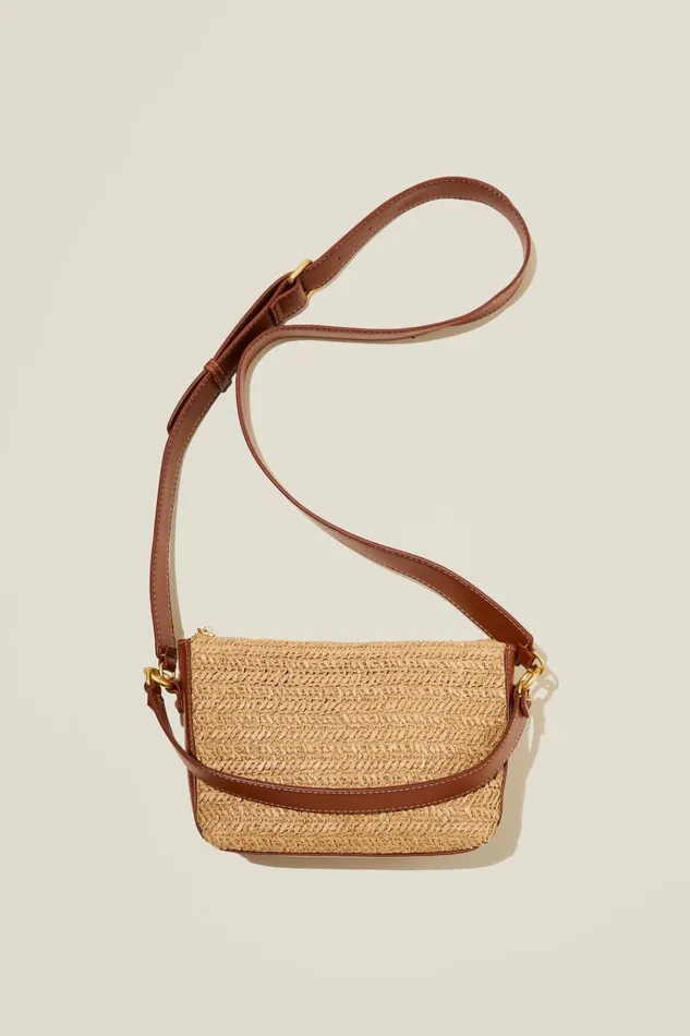 Women Bags and Belts Cotton On Tilly Textured Cross Body Bag Chocolatenatural Woven Women Bags and Belts Cotton On Tilly Textured Cross Body Bag Chocolatenatural Woven