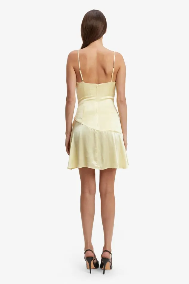 Women Bardot Day To Night Dresses Sorella Mini Dress In Canary Yellow