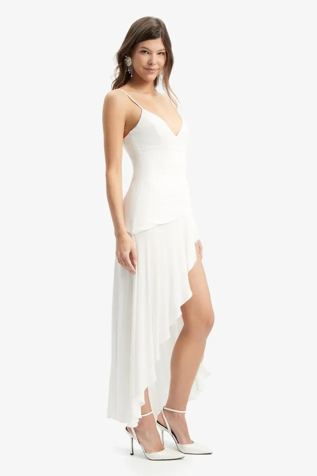 Women Bardot Occasion Dresses Sorella Jersey Midi Dress In Orchid White Women Bardot Occasion Dresses Sorella Jersey Midi Dress In Orchid White