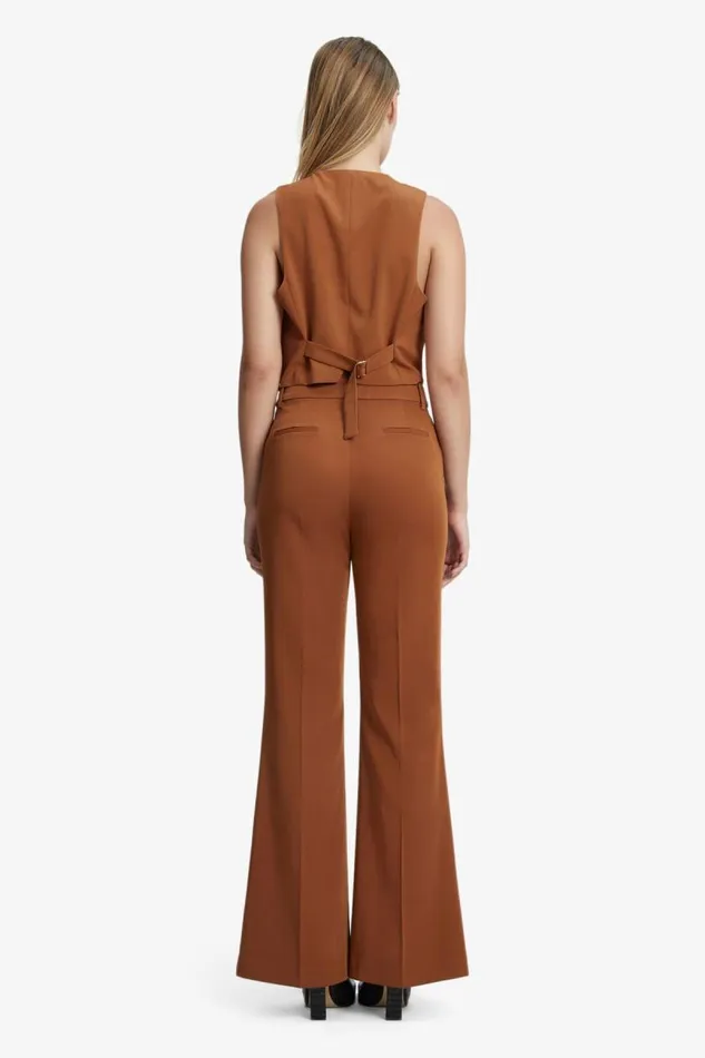 Women Bardot Party Tops Callista Vest In Chestnut Women Bardot Party Tops Callista Vest In Chestnut