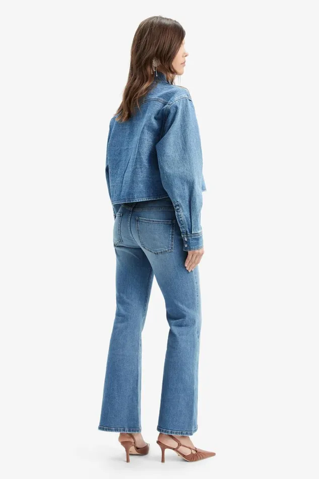 Women Bardot Shirts and Blouses Cairo Denim Shirt In Vintage Blue Women Bardot Shirts and Blouses Cairo Denim Shirt In Vintage Blue