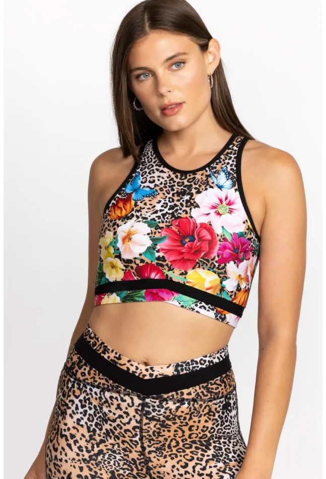 Women Bee Active Cross Hem Sports Bra Sandra Johnny Was Active