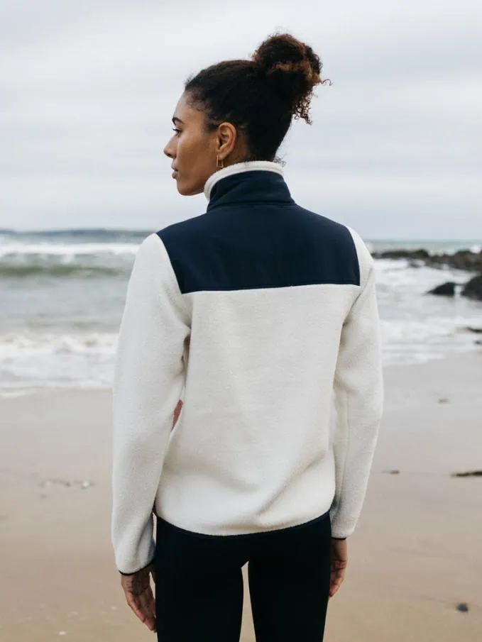 Women Bolster Full Zip Fleece Ecruteak Rose Finisterre Fleece