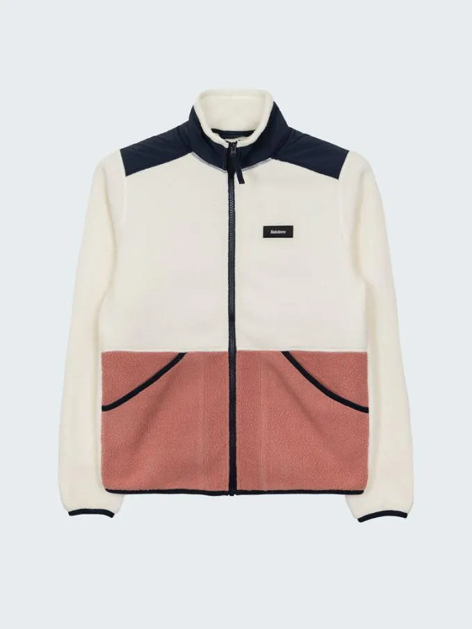 Women Bolster Full Zip Fleece Ecruteak Rose Finisterre Fleece