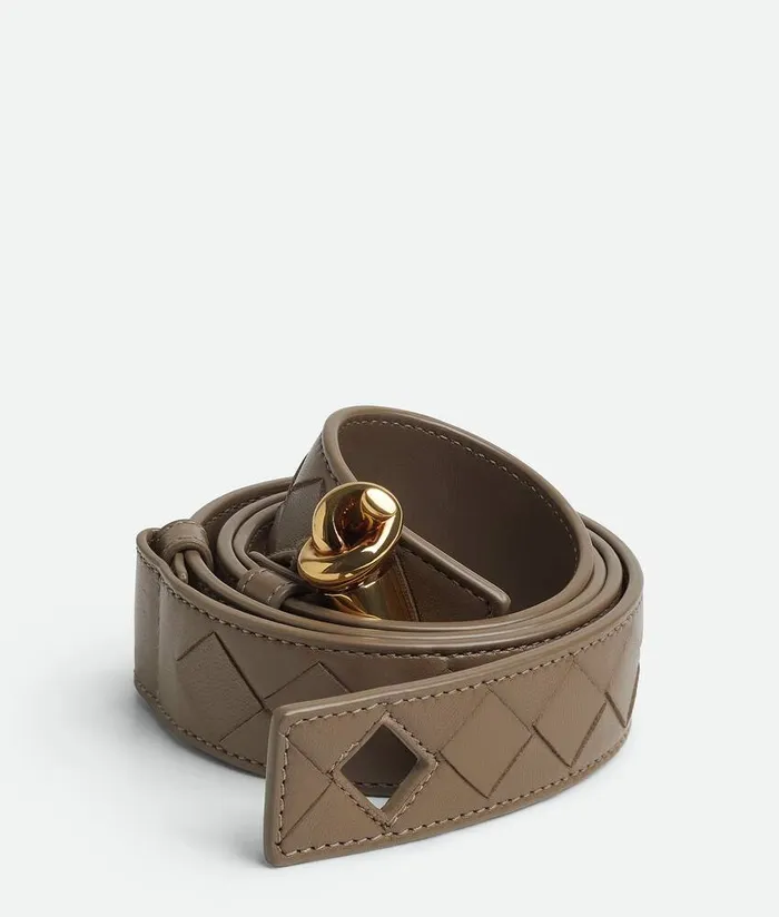 Women Bottega Veneta Belts Andiamo Belt Pinecone
