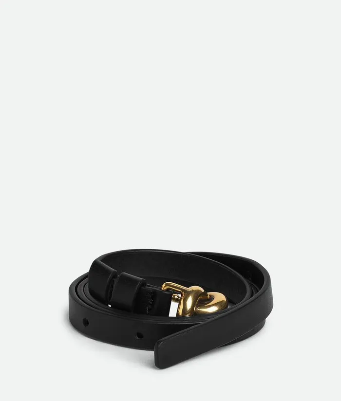 Women Bottega Veneta Belts Knot Belt Black