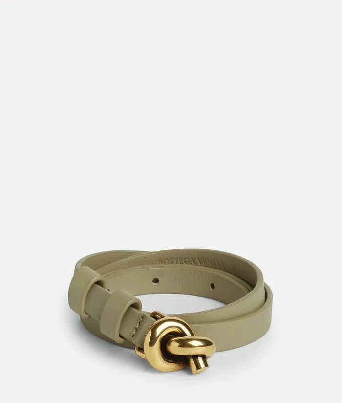 Women Bottega Veneta Belts Small Knot Belt Travertine