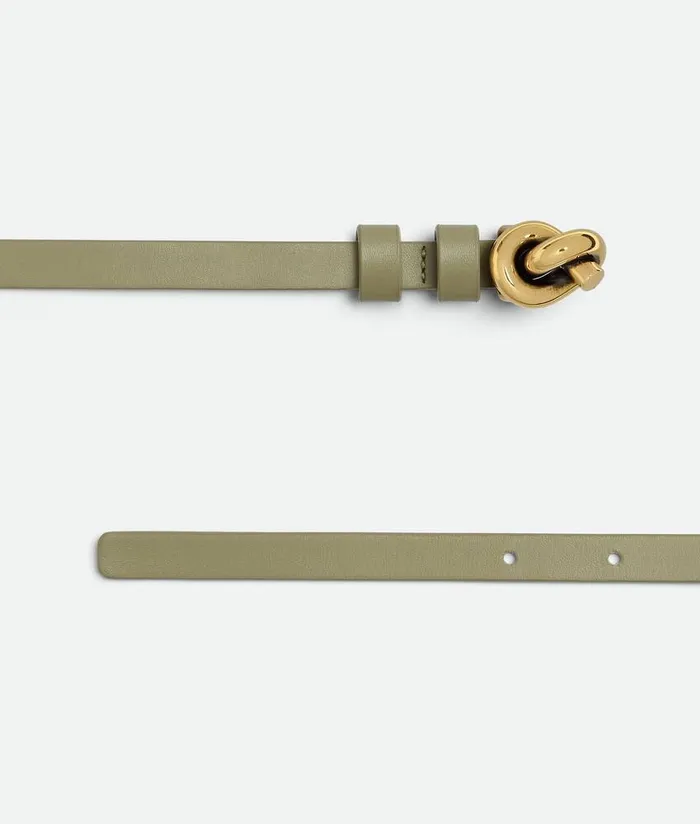 Women Bottega Veneta Belts Small Knot Belt Travertine