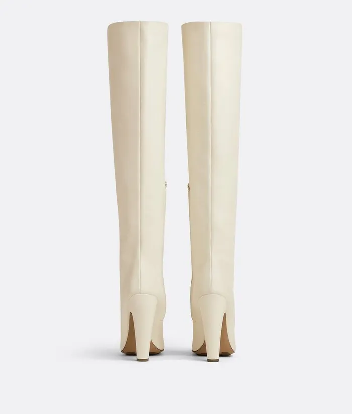 Women Bottega Veneta Boots Canalazzo Boot White