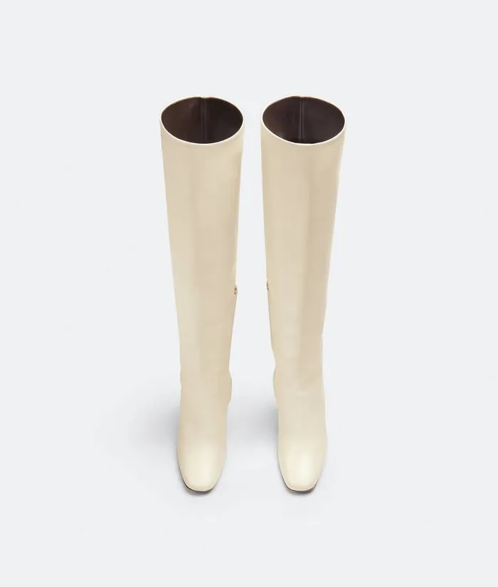 Women Bottega Veneta Boots Canalazzo Boot White