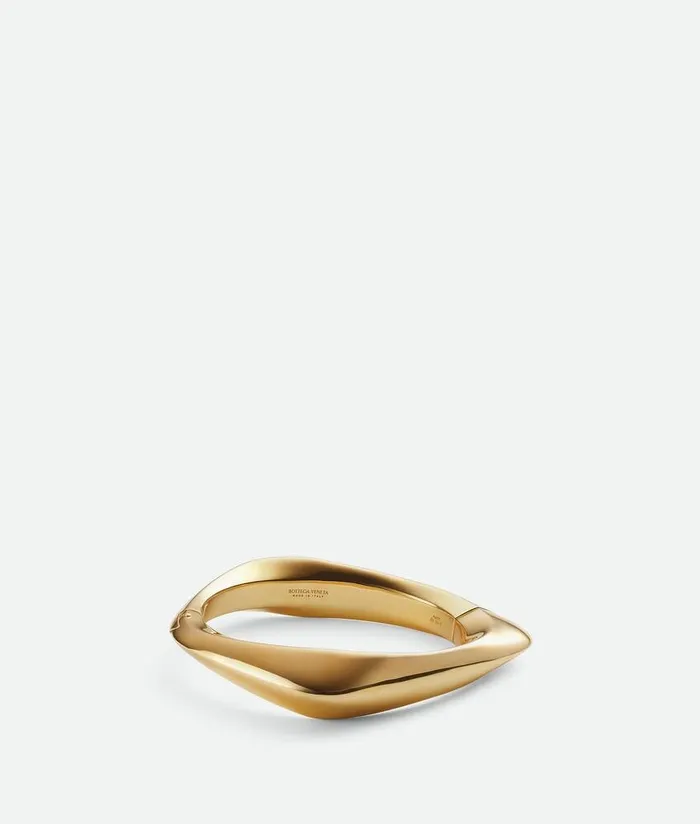 Women Bottega Veneta Bracelets Fin Bracelet Yellow Gold