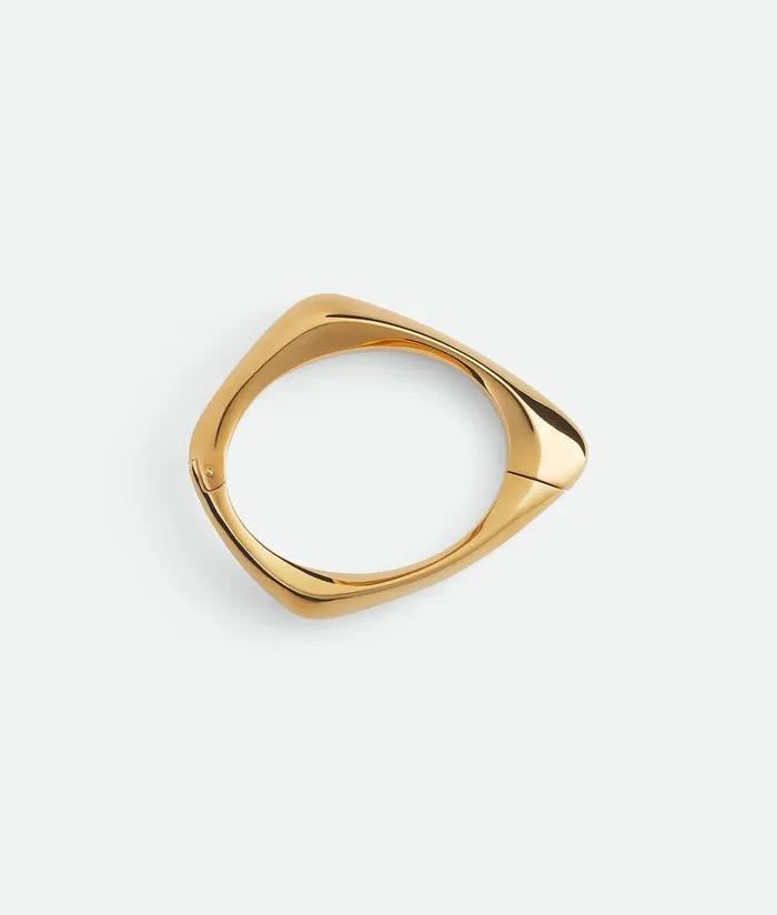 Women Bottega Veneta Bracelets Fin Bracelet Yellow Gold