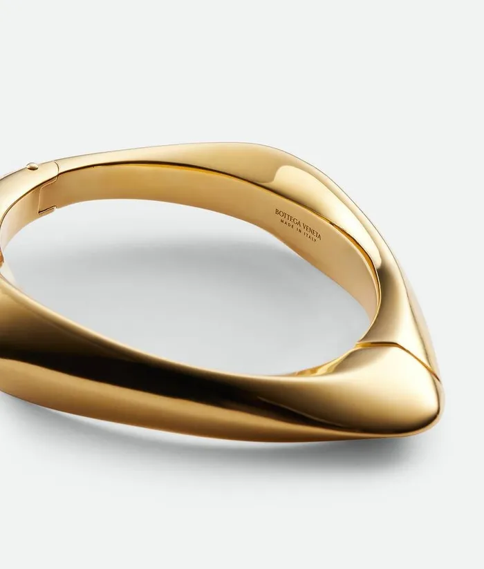 Women Bottega Veneta Bracelets Fin Bracelet Yellow Gold