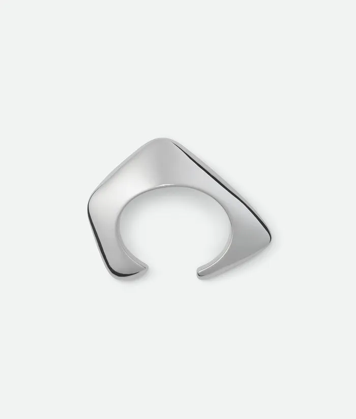 Women Bottega Veneta Bracelets Fin Cuff Bracelet Silver