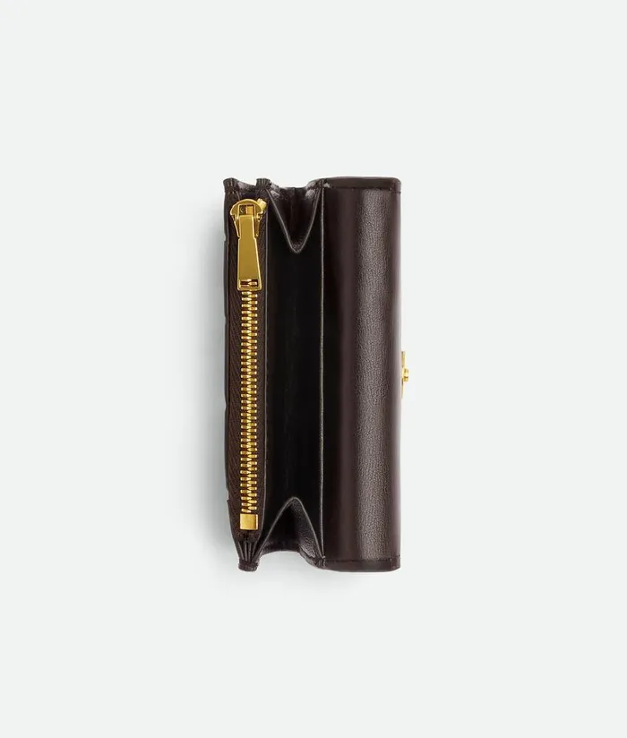 Women Bottega Veneta Card Cases Andiamo Small Envelope Fondant