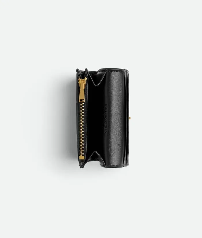 Women Bottega Veneta Card Cases BiFold Card Case Black