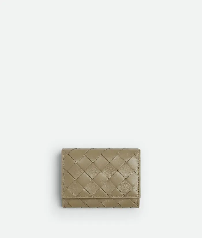 Women Bottega Veneta Card Cases Intrecciato Envelope Card Case Taupe