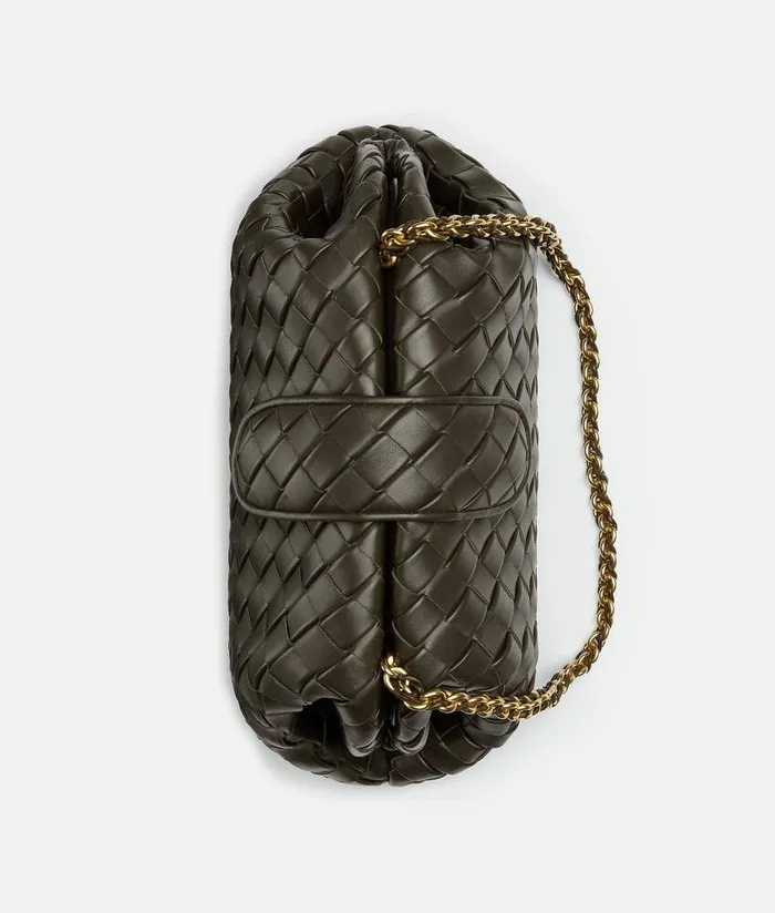 Women Bottega Veneta Clutch Lauren 1980 Kaki