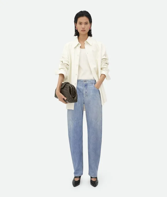 Women Bottega Veneta Clutch Lauren 1980 Kaki