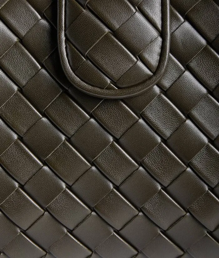 Women Bottega Veneta Clutch Lauren 1980 Kaki