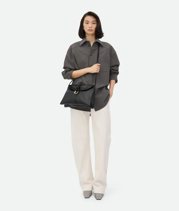 Women Bottega Veneta Crossbody Liberta Black