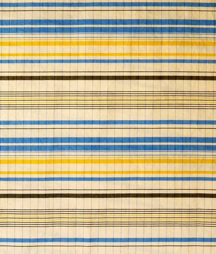 Women Bottega Veneta Dresses Checked Cotton Dress Yellowblueblack
