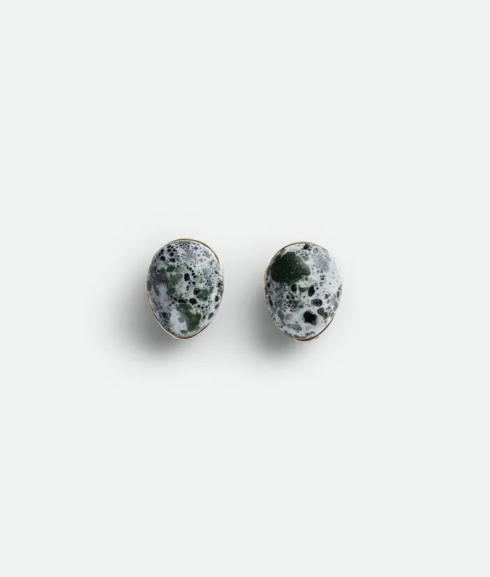 Women Bottega Veneta Earrings Drop Earrings Blackwhiterain Tree