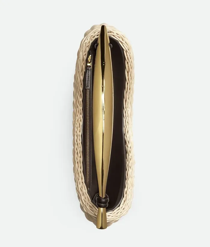 Women Bottega Veneta Handle Sardine Naturalfondant