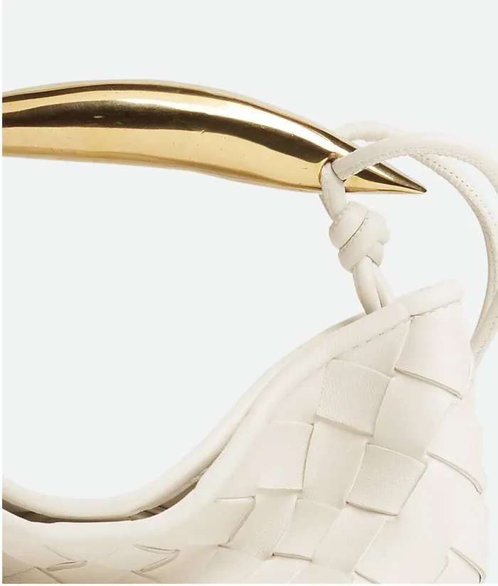 Women Bottega Veneta Mini Baby Sardine Chalk