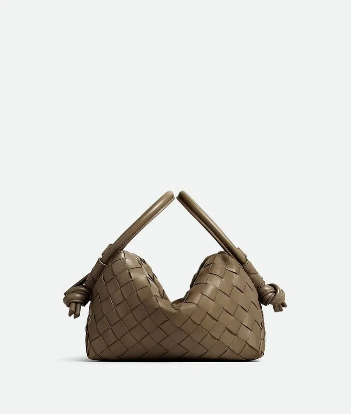 Women Bottega Veneta Mini Top Handle Loop Pinecone