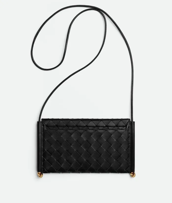 Women Bottega Veneta Pouches Solstice Phone Pouch Black