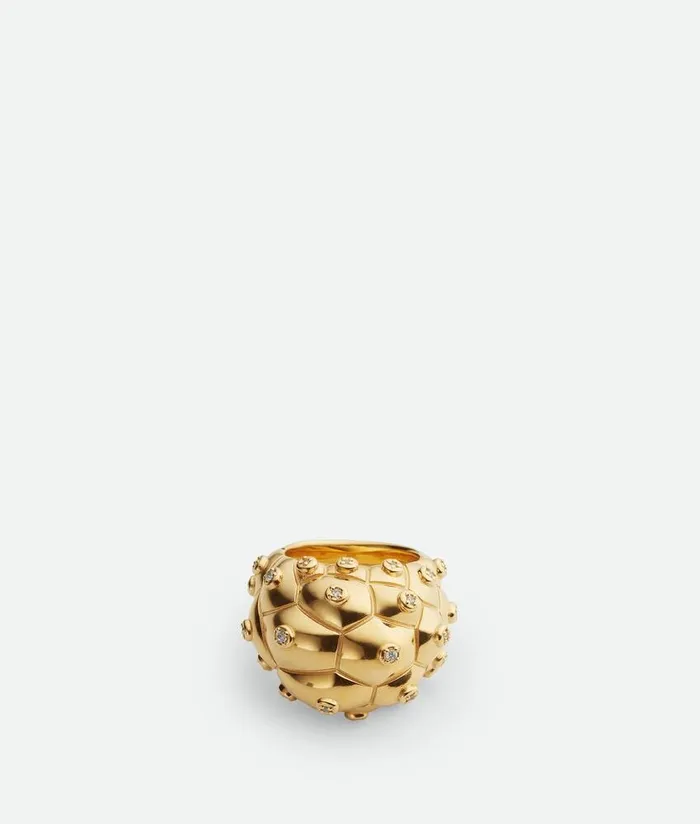 Women Bottega Veneta Rings Drop Ring White