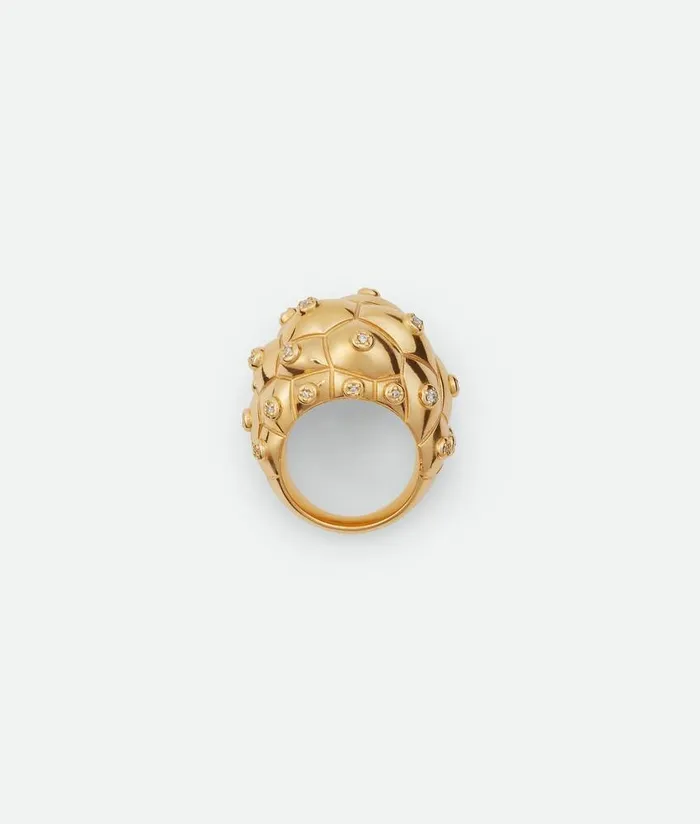 Women Bottega Veneta Rings Drop Ring White