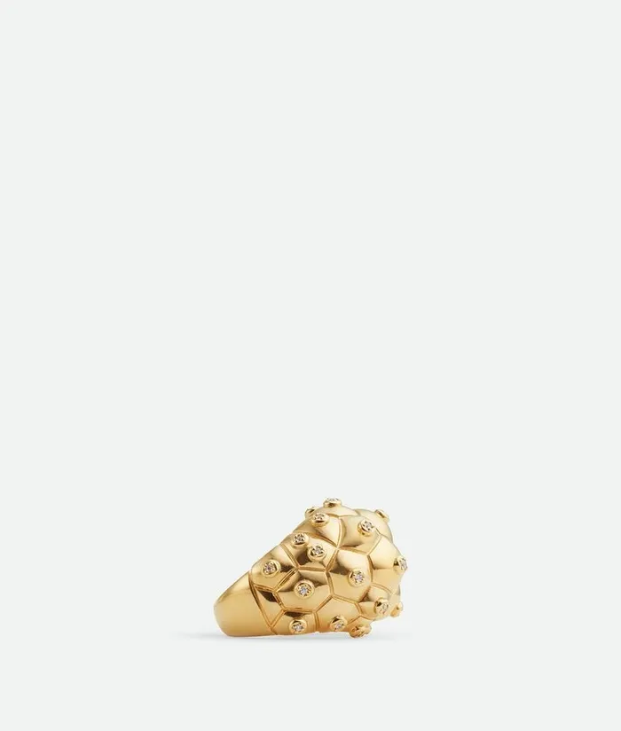 Women Bottega Veneta Rings Drop Ring White