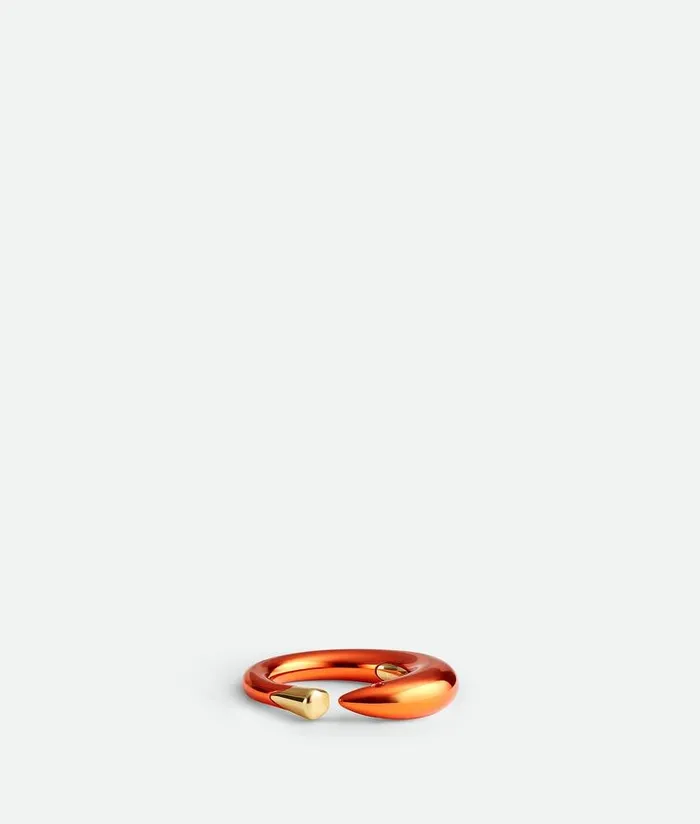 Women Bottega Veneta Rings Sardine Ring Papaya