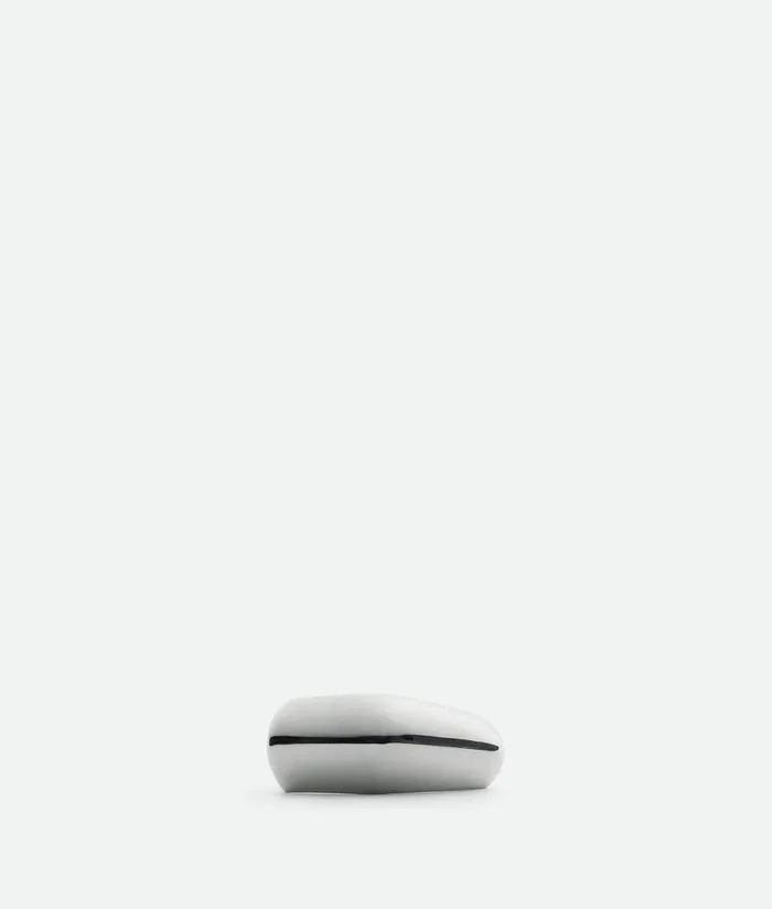 Women Bottega Veneta Rings Small Fin Ring Silver