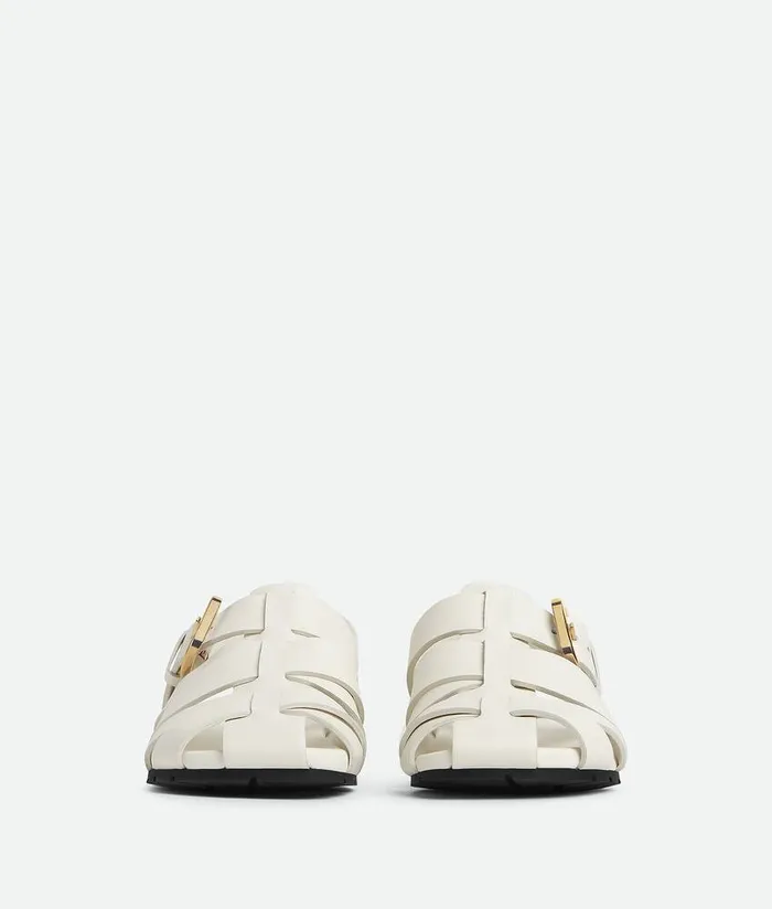 Women Bottega Veneta Sandals Alfie Sandal White