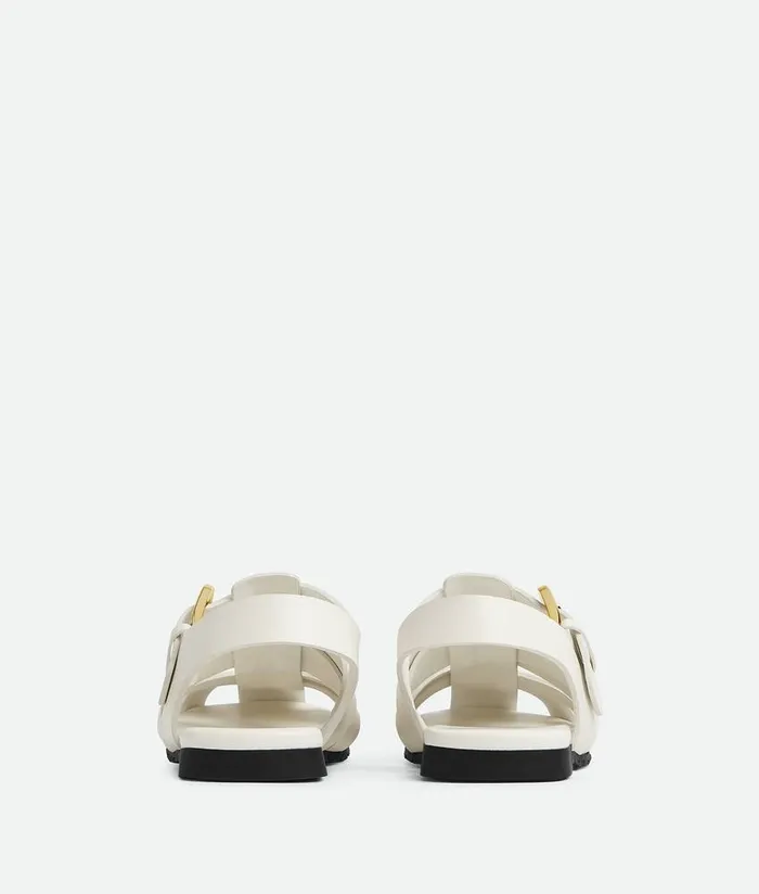 Women Bottega Veneta Sandals Alfie Sandal White