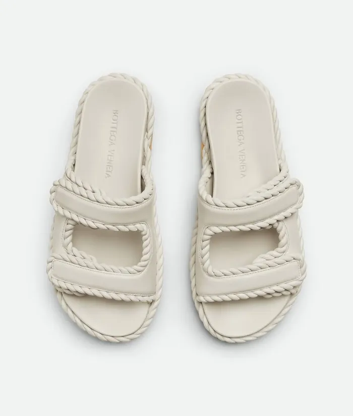 Women Bottega Veneta Sandals Jack Flat Mule String
