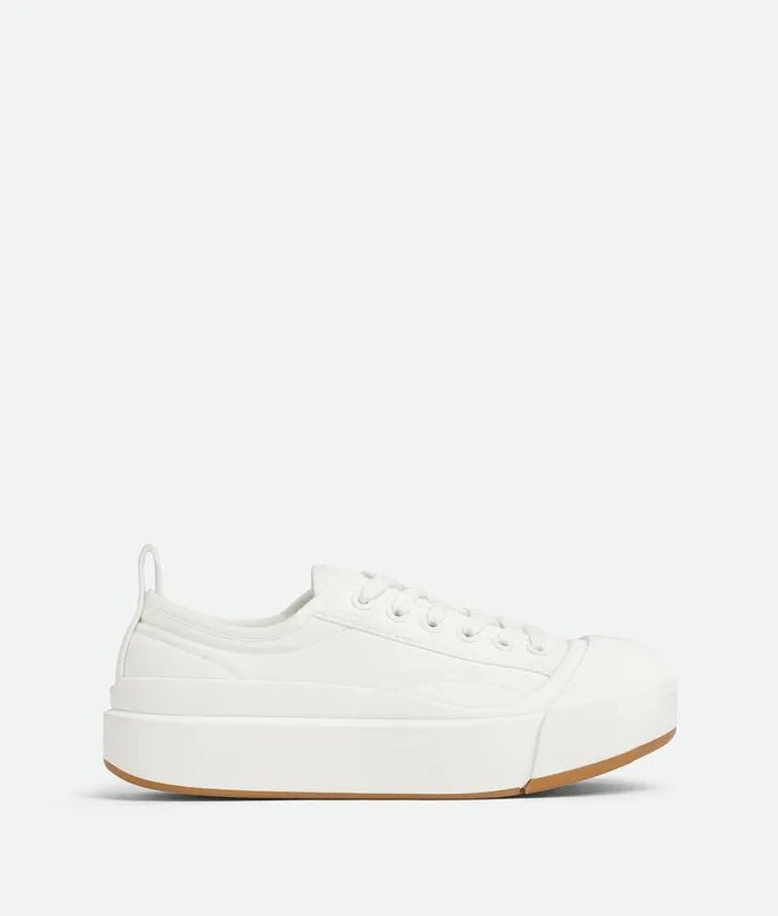 Women Bottega Veneta Sneakers Vulcan Platform Sneaker Optic White